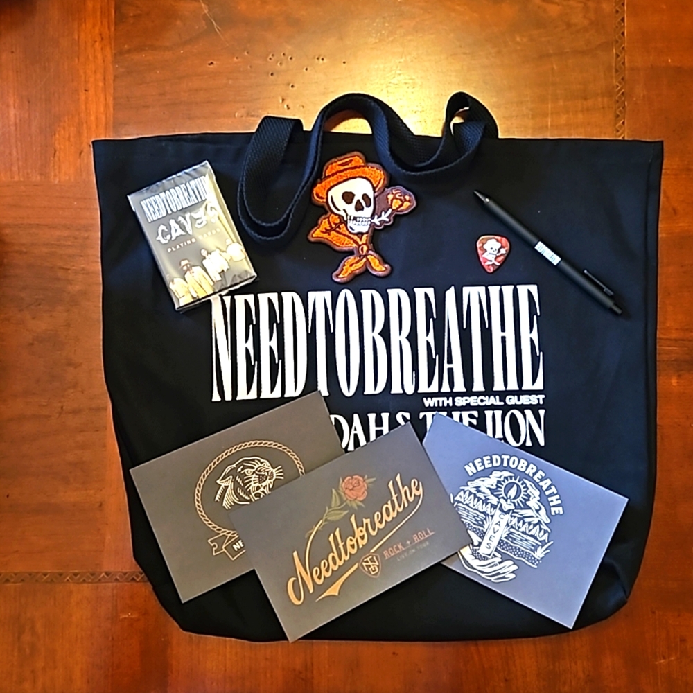 Needtobreathe VIP Items from the Caves World Tour